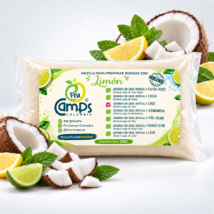 Mezcla lista para Limonada de Coco FRUCAMPS
