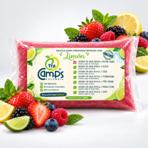 Mezcla lista para Limonada de Frutos Rojos FRUCAMPS