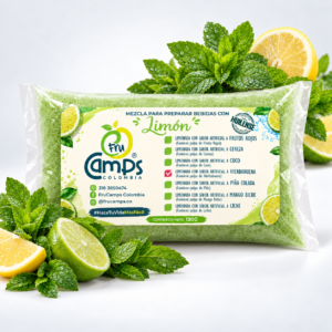 Mezcla lista para Limonada de Hierbabuena FRUCAMPS