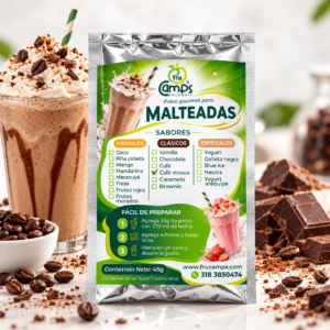 Mezcla para Malteada de Café Mocca FRUCAMPS