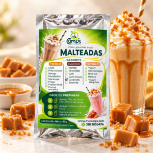 Mezcla para Malteada de Caramelo FRUCAMPS