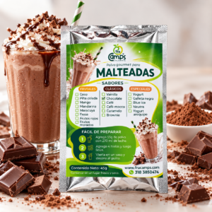 Mezcla para Malteada de Chocolate FRUCAMPS