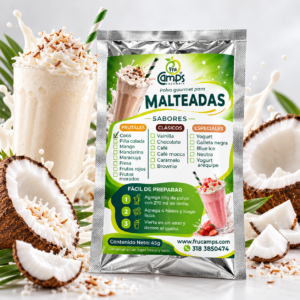 Mezcla para Malteada de Coco FRUCAMPS